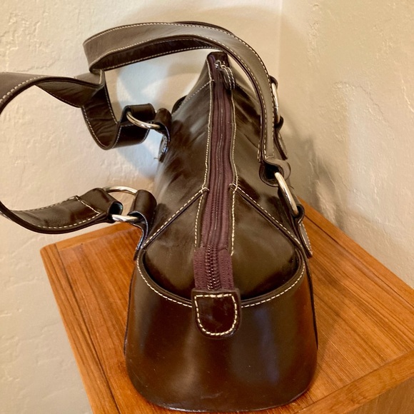 Like New Brown Leather Butler Bag by Jen Groover - Picture 5 of 7